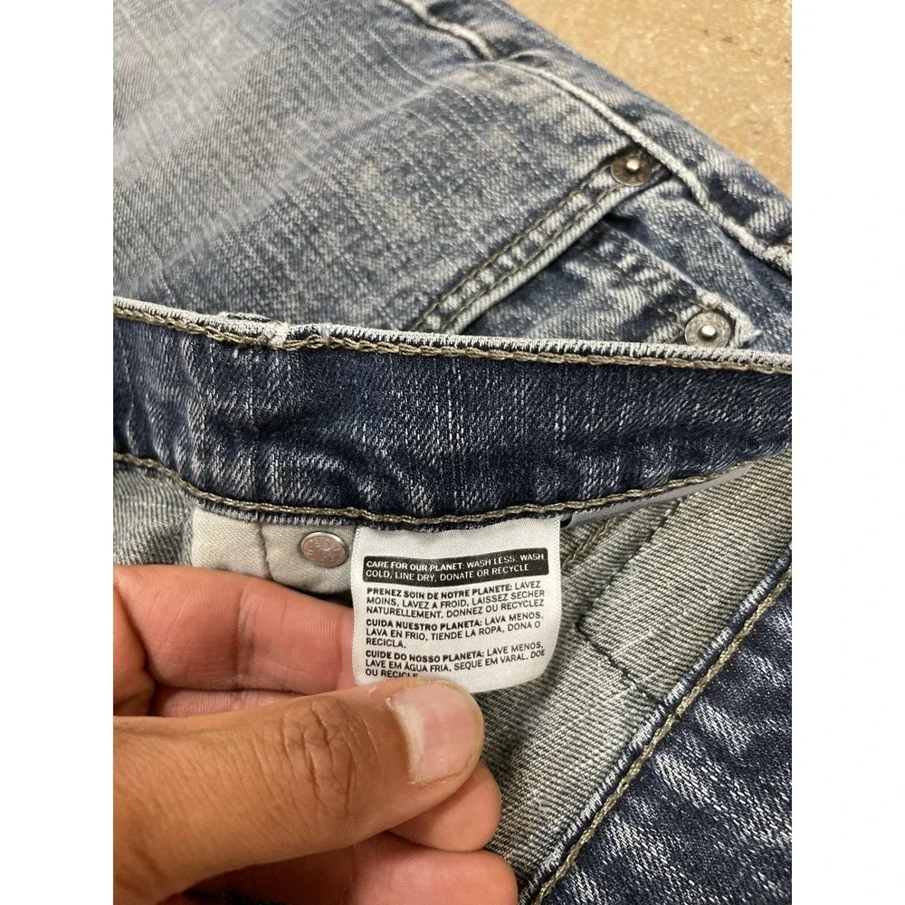 Levis 511 Jeans Mens 32x34 Blue Denim Slim Fit Straight Leg 5-Pocket‎ Zip Fly